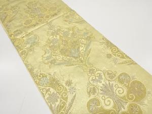 アンティーク　華紋織り出し袋帯（材料）